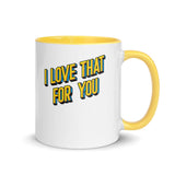 Debut garment mockup | I Love That For You (Mug) | Yellow