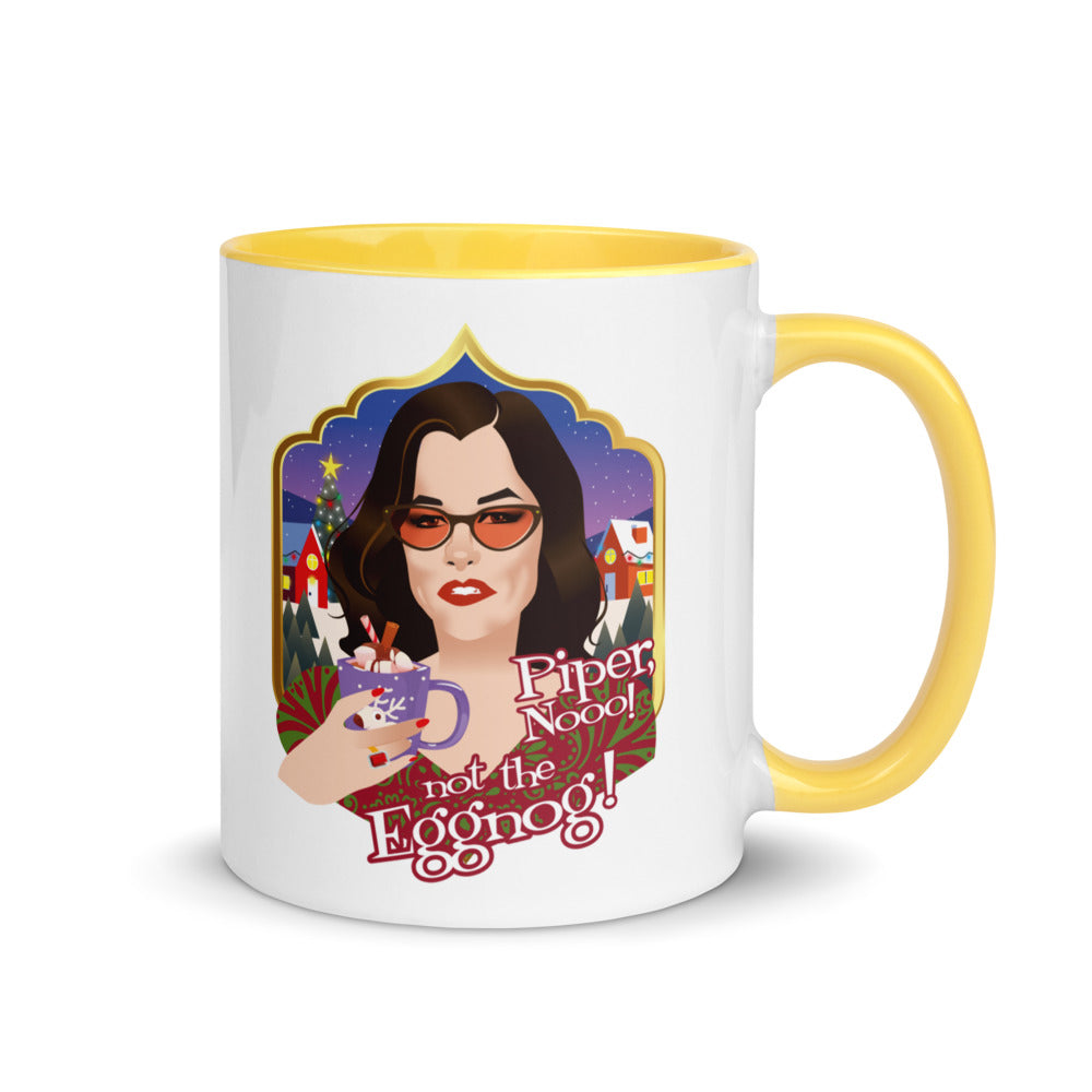 Debut garment mockup | Piper Not the Eggnog! (Mug) | Yellow