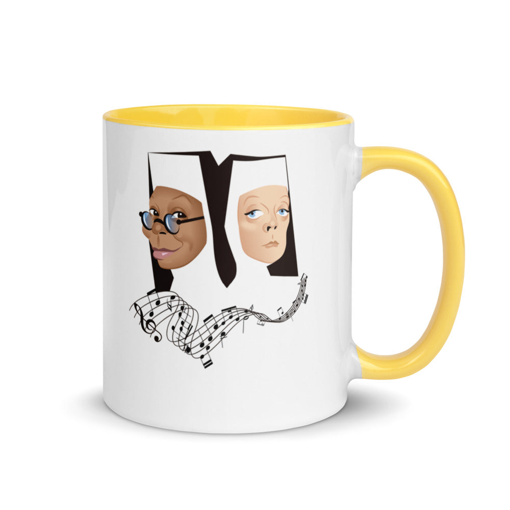 Debut garment mockup | Habits (Mug) | Yellow