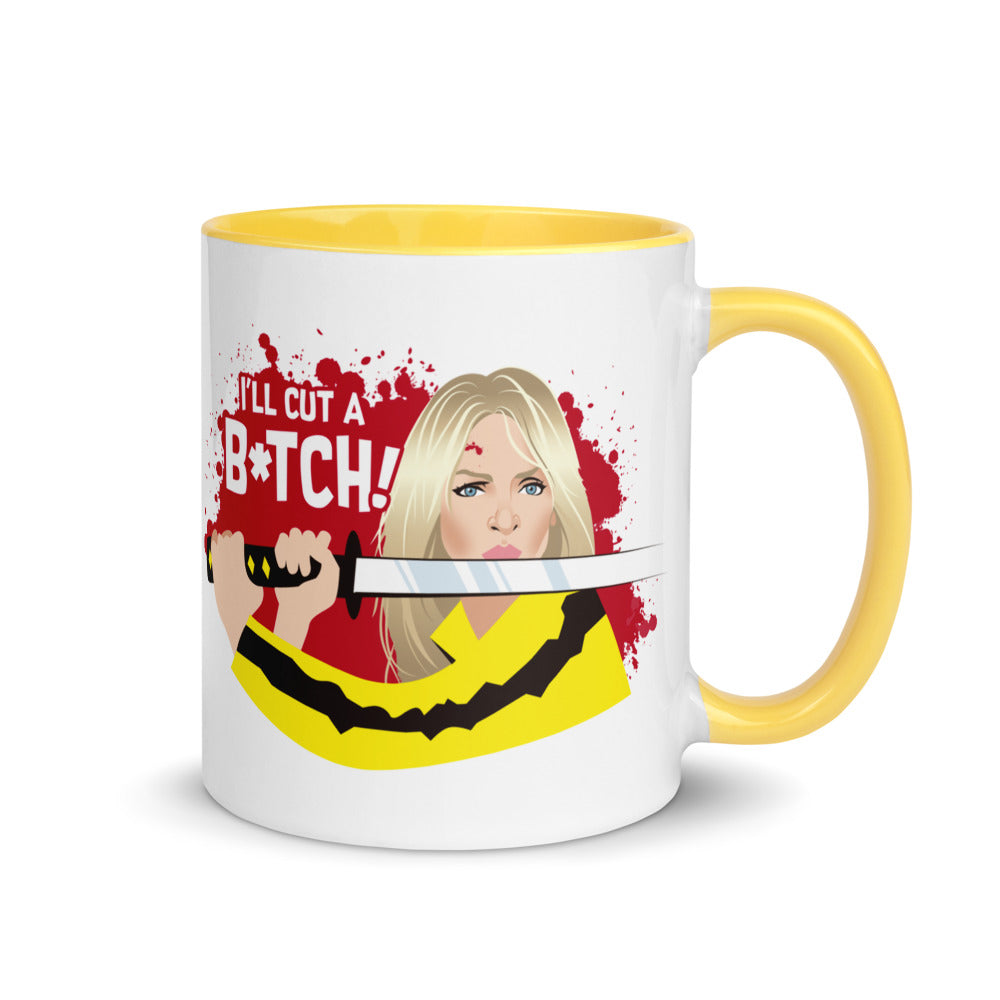 Debut garment mockup | I'll Cut (Mug) | Yellow