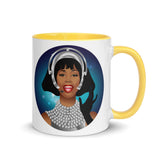 Debut garment mockup | Queen of the Night (Mug) | Yellow