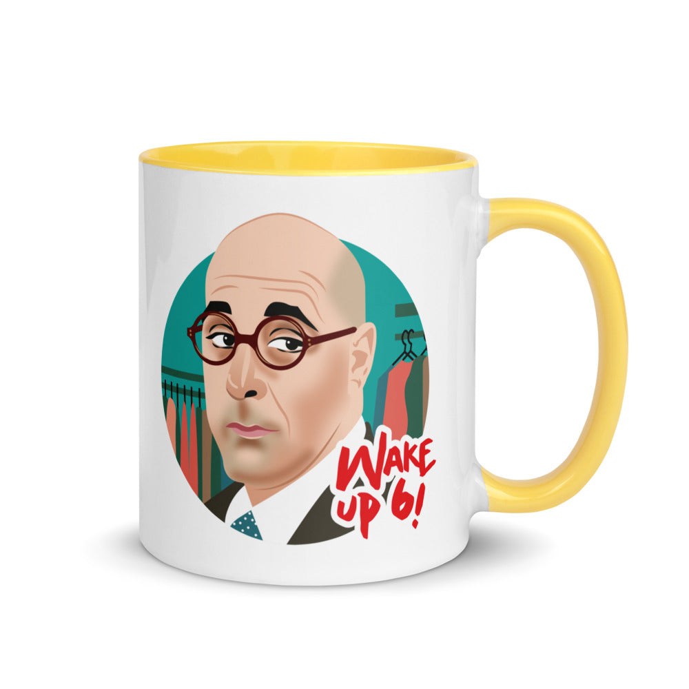 Debut garment mockup | Wake Up 6 (Mug) | Yellow