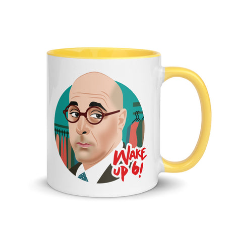 Debut garment mockup | Wake Up 6 (Mug) | Yellow