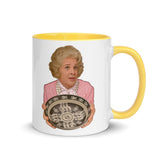 Debut garment mockup | Leapfrog (Mug) | Yellow