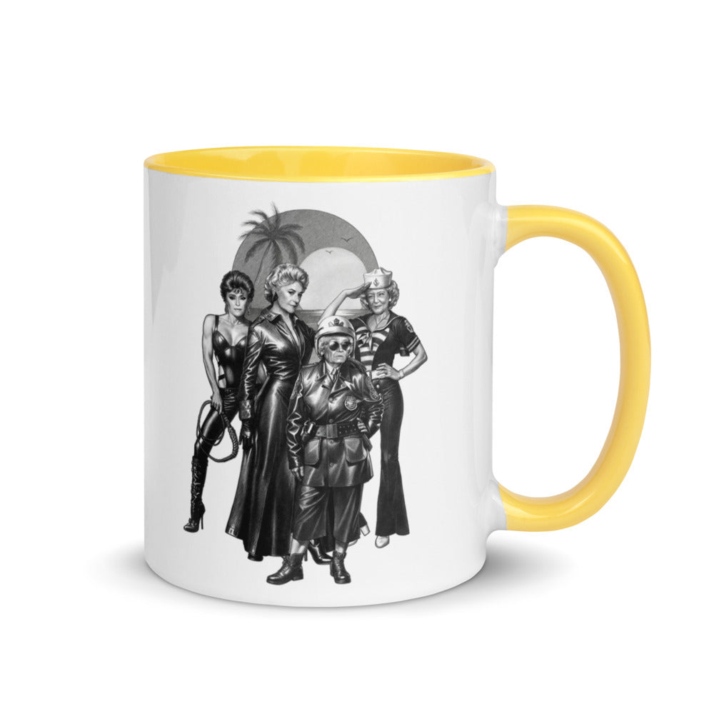 Debut garment mockup | Tom of Shady Pines (Mug) | Yellow