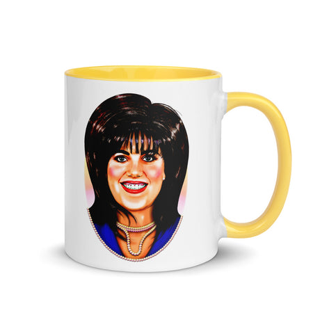 Debut garment mockup | Pearl Necklace (Mug) | Yellow