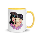 Debut garment mockup | Burlesque (Mug) | Yellow