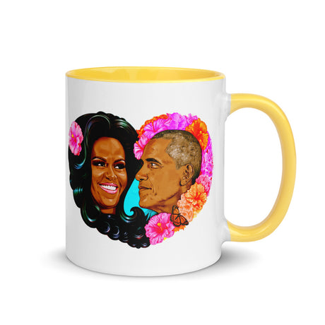 Debut garment mockup | Barack to the Future (Mug) | Yellow