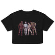 Debut garment mockup | Monster Jocks (Crop Top) | Black