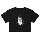 Debut garment mockup | Bloodsucker (Crop Top) | Black