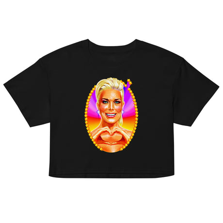 Debut garment mockup | Big Boss Energy (Crop Top) | Black