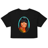 Debut garment mockup | Faithful-ish (Crop Top) | Black