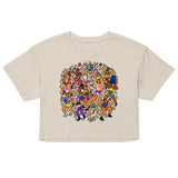 Debut garment mockup | Can't Stop Won't Stop (Crop Top) | Bone