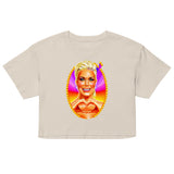 Debut garment mockup | Big Boss Energy (Crop Top) | Bone