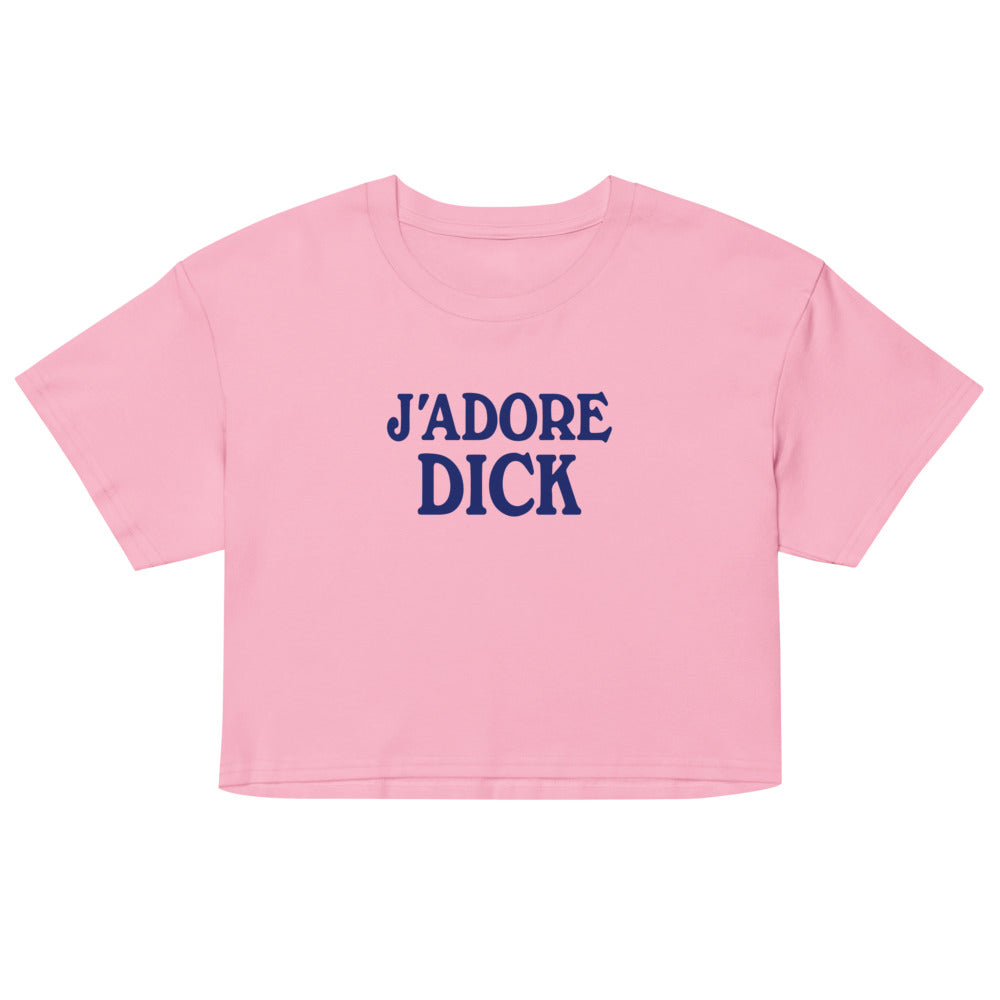 J'Adore Dick (Crop Top) - Bubblegum