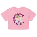 Debut garment mockup | Cell Block Pop (Crop Top) | Bubblegum