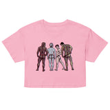 Debut garment mockup | Monster Jocks (Crop Top) | Bubblegum