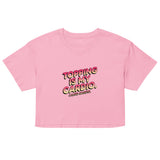 Debut garment mockup | Topping Is My Cardio (Crop Top) | Bubblegum