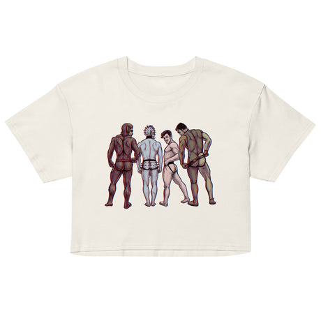 Monster Jocks (Crop Top) - Ecru