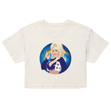 Here Comes the Rainbow (Crop Top) - Ecru