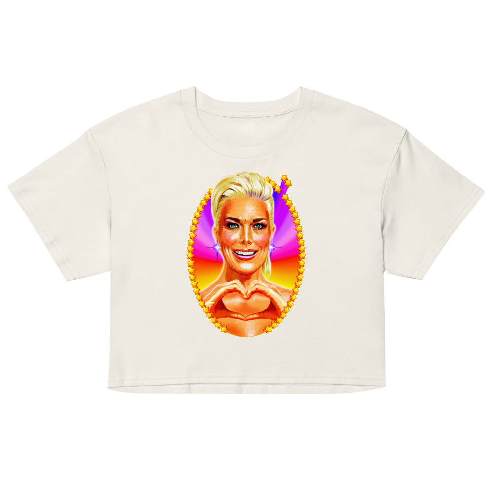 Debut garment mockup | Big Boss Energy (Crop Top) | Ecru