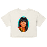 Debut garment mockup | Faithful-ish (Crop Top) | Ecru