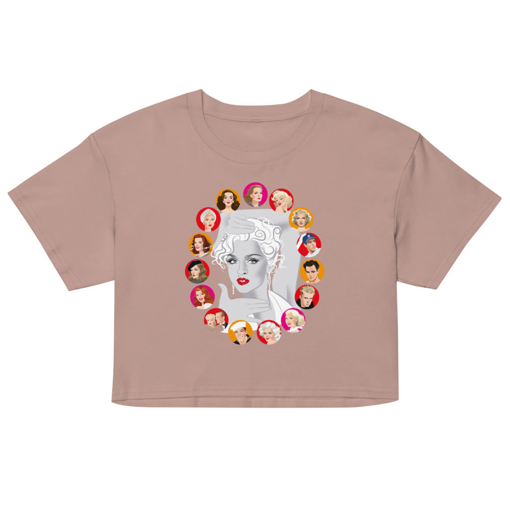 Dietrich and DiMaggio (Crop Top) - Hazy Pink