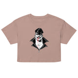 Debut garment mockup | Bloodsucker (Crop Top) | Hazy Pink