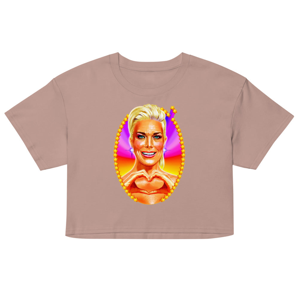 Debut garment mockup | Big Boss Energy (Crop Top) | Hazy Pink