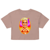 Debut garment mockup | Big Boss Energy (Crop Top) | Hazy Pink