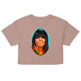 Debut garment mockup | Faithful-ish (Crop Top) | Hazy Pink