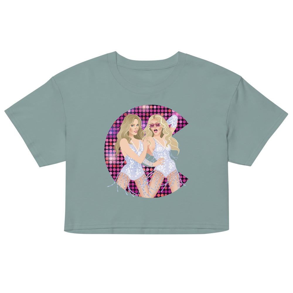 Debut garment mockup | Cell Block Pop (Crop Top) | Mineral