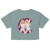 Debut garment mockup | Cell Block Pop (Crop Top) | Mineral