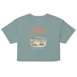 Debut garment mockup | Playa de la Bassa Rodone (Crop Top) | Mineral