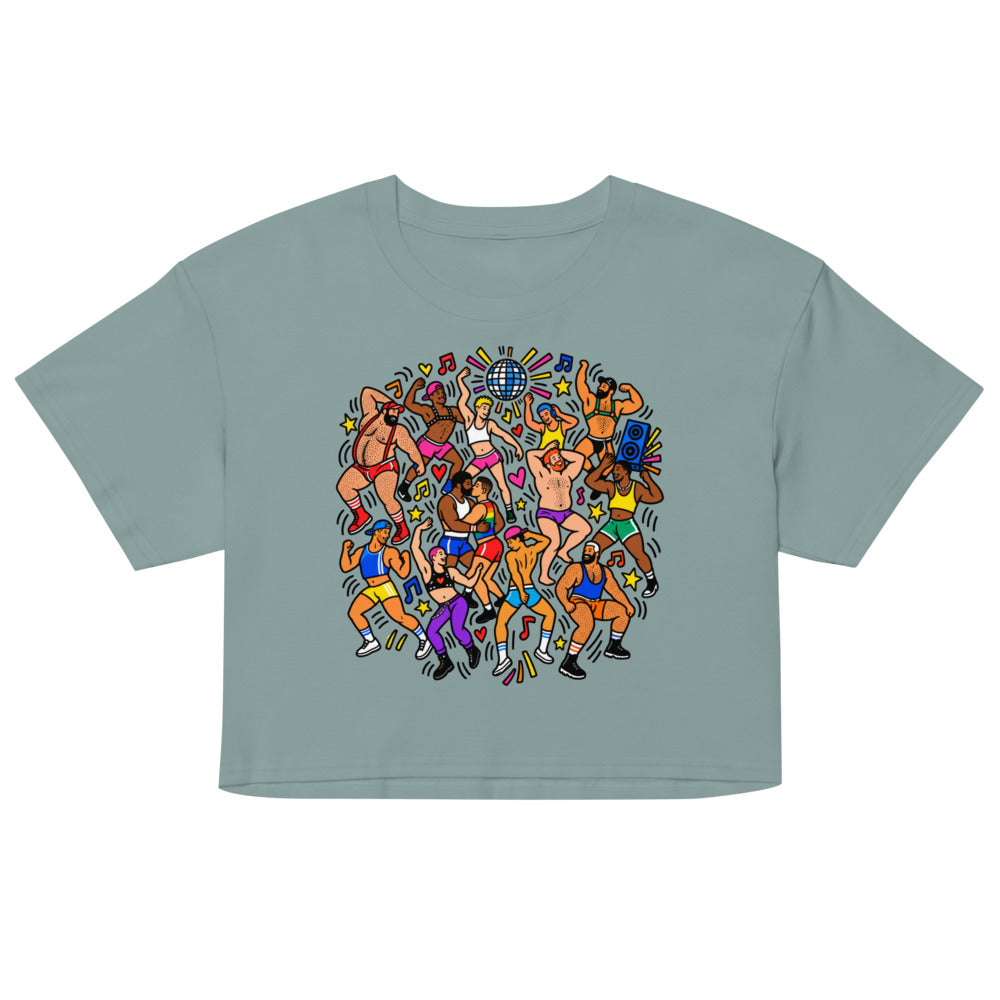 Debut garment mockup | Can't Stop Won't Stop (Crop Top) | Mineral