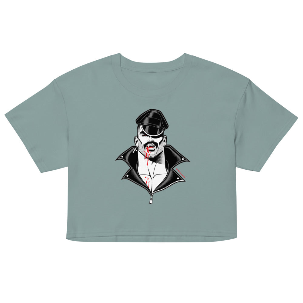 Debut garment mockup | Bloodsucker (Crop Top) | Mineral