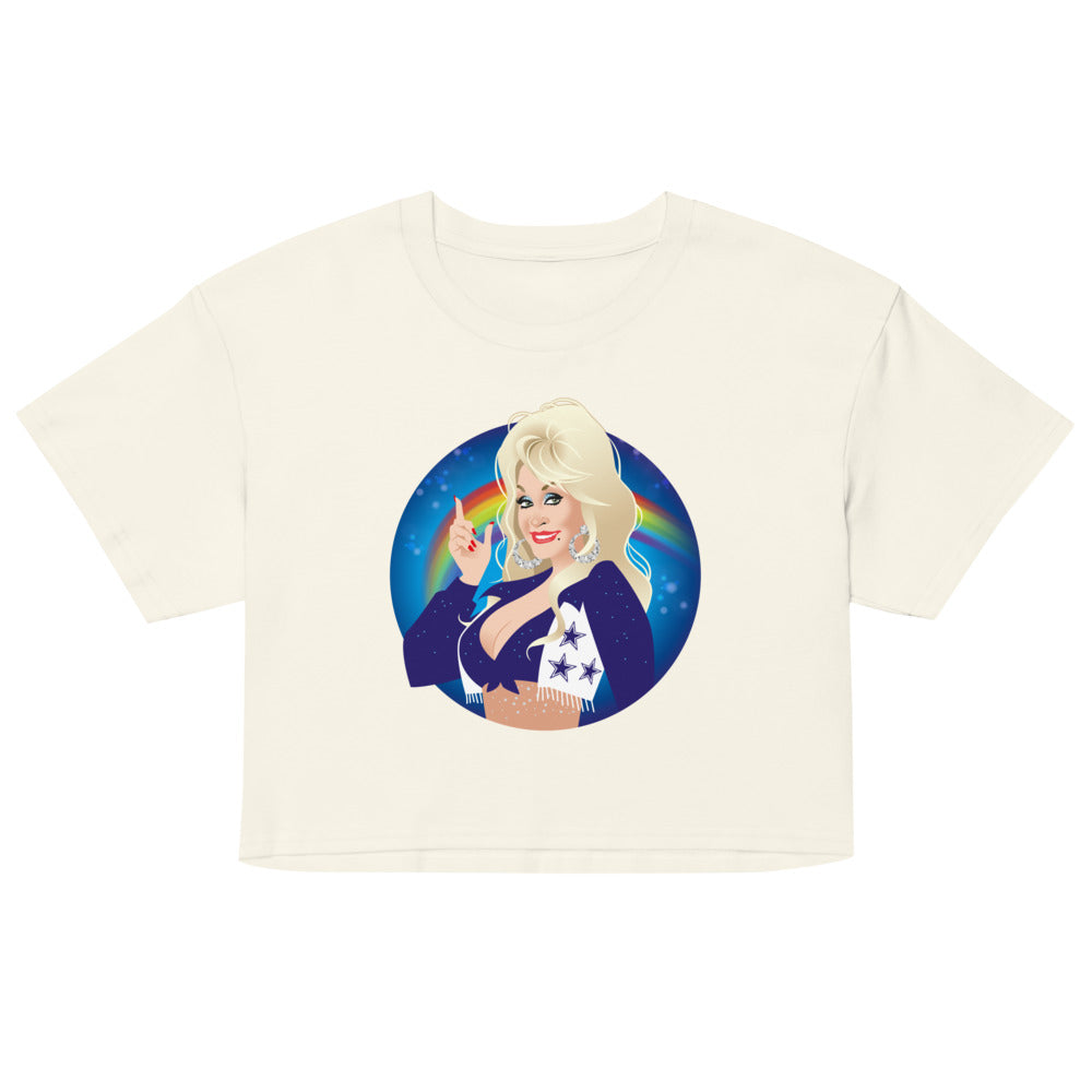 Here Comes the Rainbow (Crop Top) - Natural