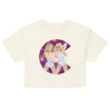 Debut garment mockup | Cell Block Pop (Crop Top) | Natural
