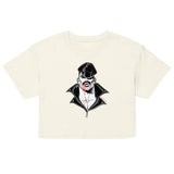 Debut garment mockup | Bloodsucker (Crop Top) | Natural