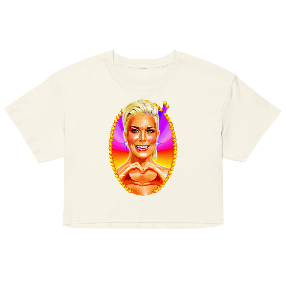 Debut garment mockup | Big Boss Energy (Crop Top) | Natural