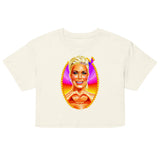 Debut garment mockup | Big Boss Energy (Crop Top) | Natural
