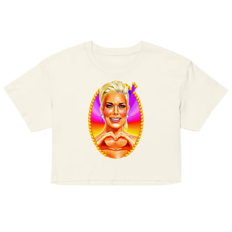Debut garment mockup | Big Boss Energy (Crop Top) | Natural