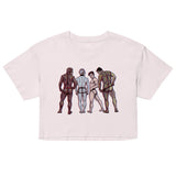 Debut garment mockup | Monster Jocks (Crop Top) | Orchid