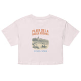 Debut garment mockup | Playa de la Bassa Rodone (Crop Top) | Orchid