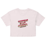 Debut garment mockup | Topping Is My Cardio (Crop Top) | Orchid