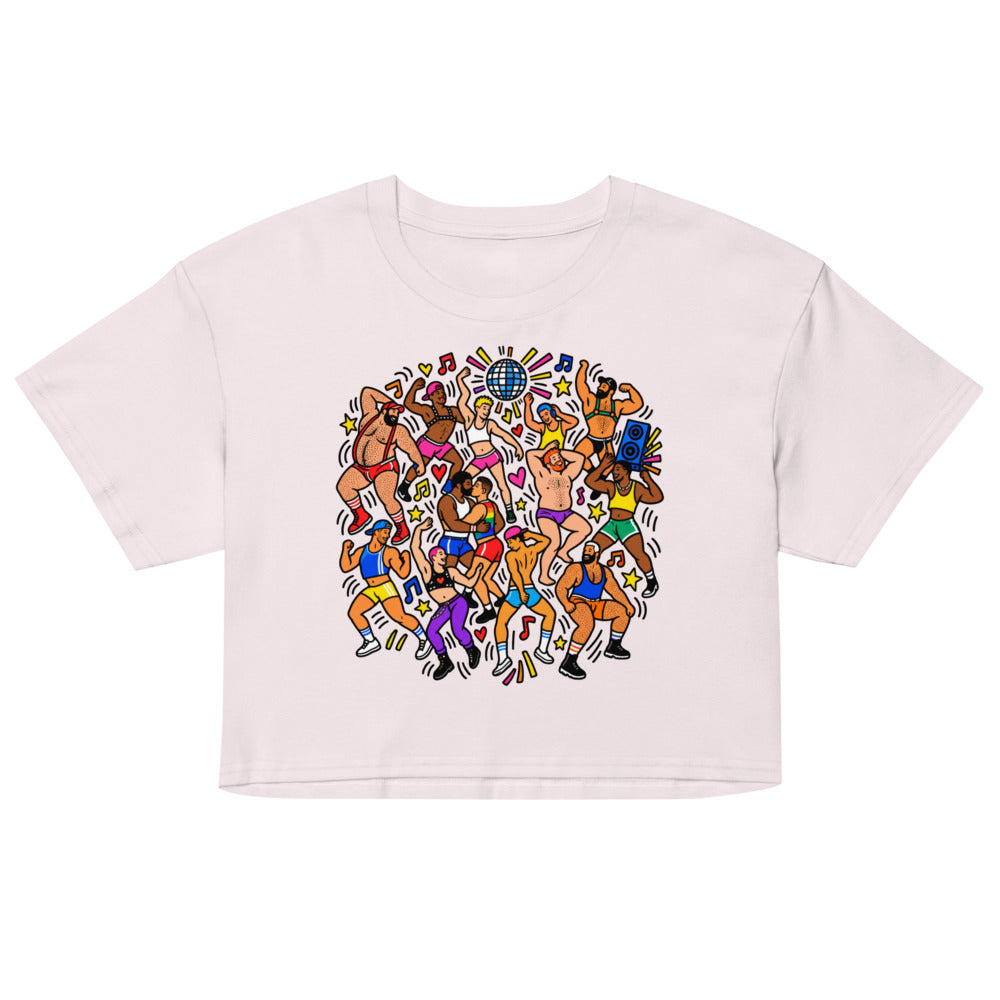 Debut garment mockup | Can't Stop Won't Stop (Crop Top) | Orchid