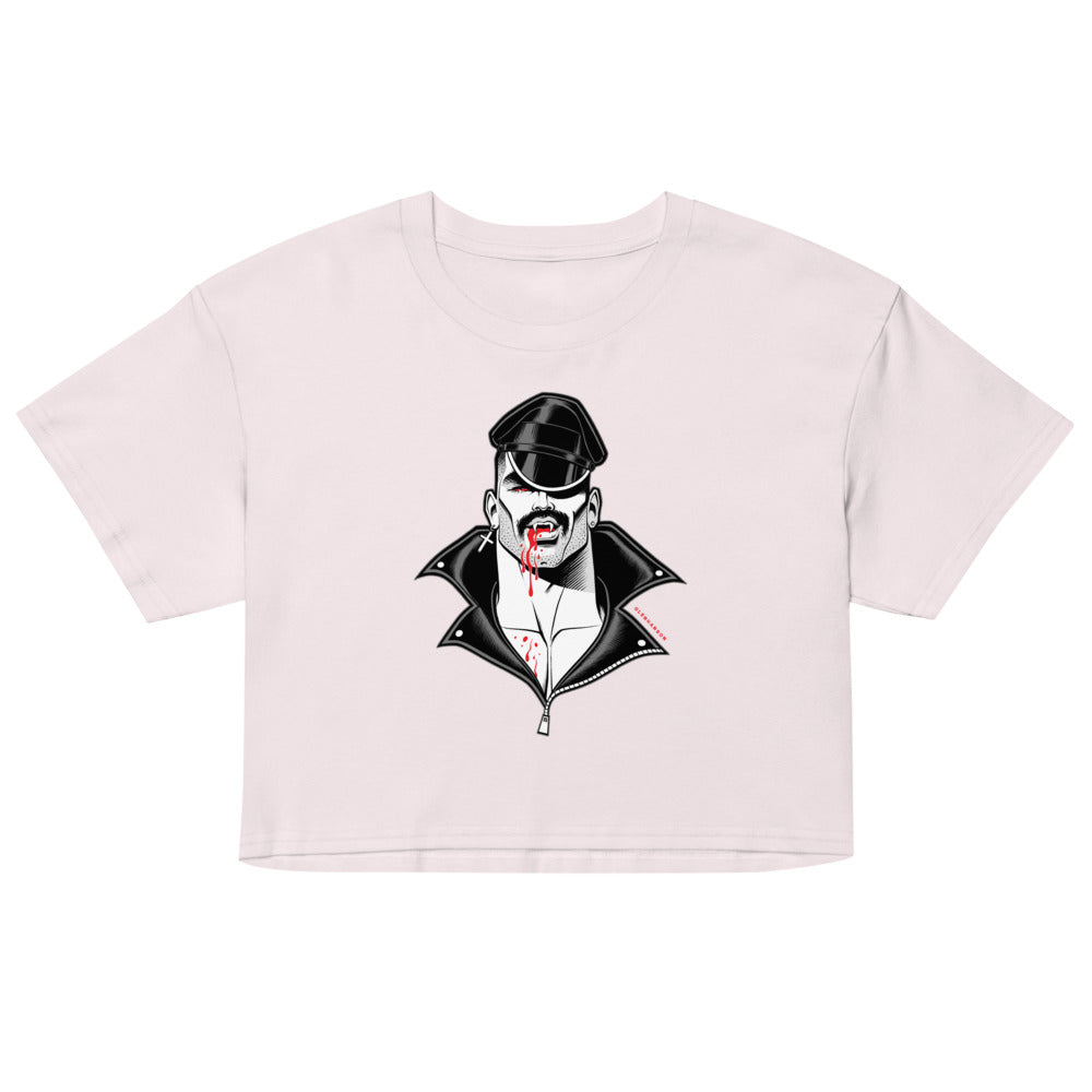 Debut garment mockup | Bloodsucker (Crop Top) | Orchid