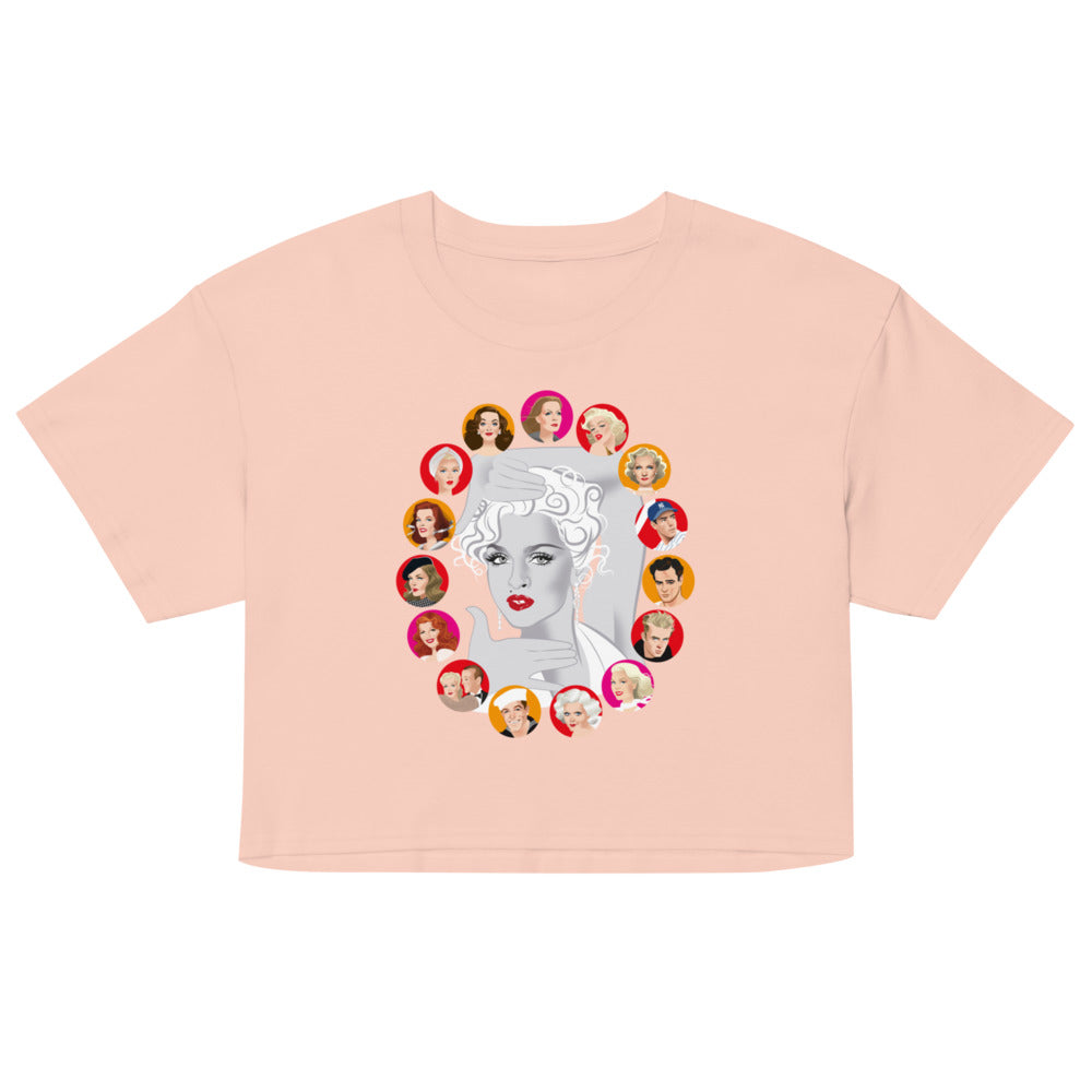 Dietrich and DiMaggio (Crop Top) - Pale Pink