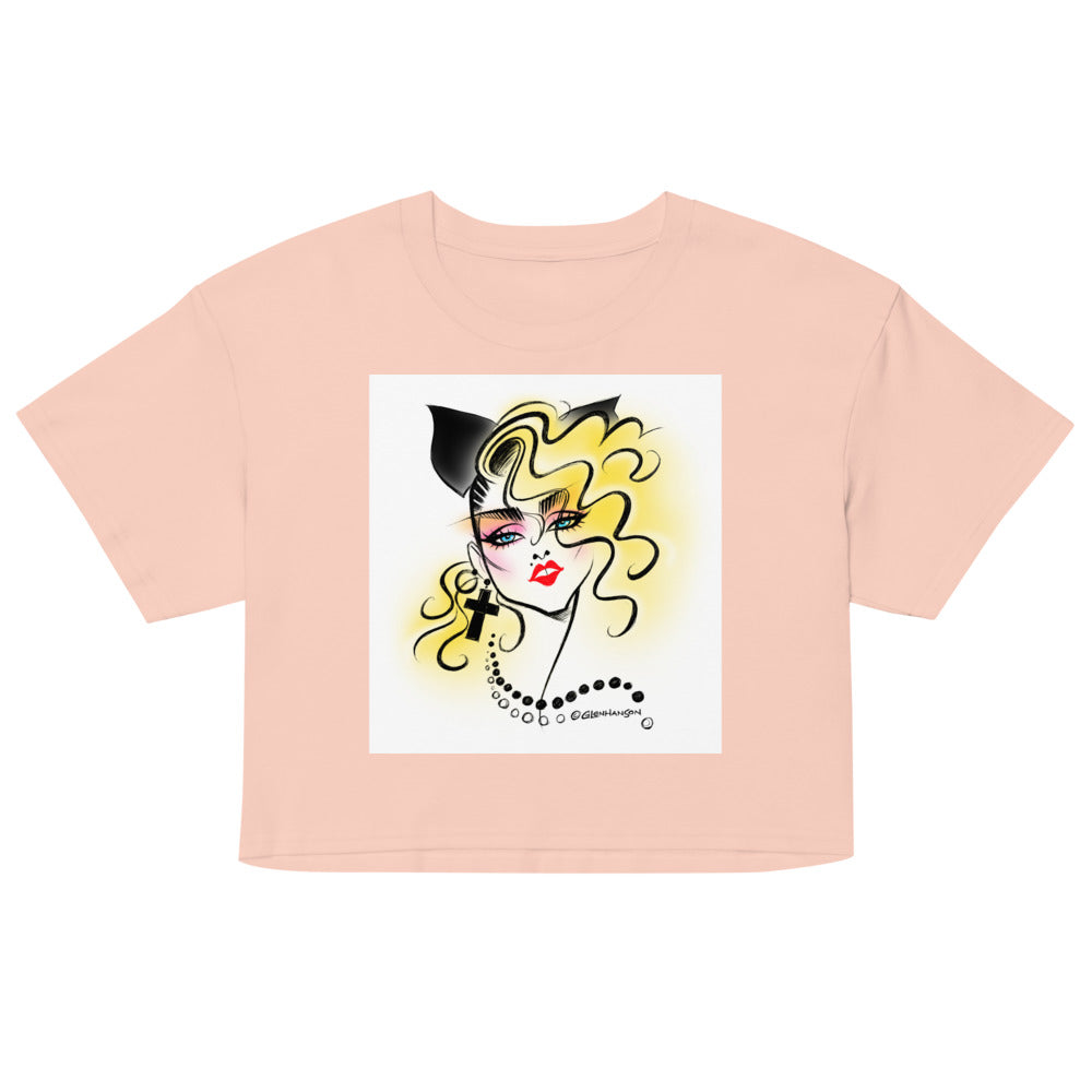 Lucky Star (Crop Top) - Pale Pink