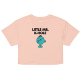 Little Mr. K-Hole (Crop Top) - Pale Pink